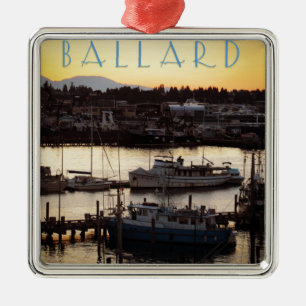 Ballard Boats Metal Ornament
