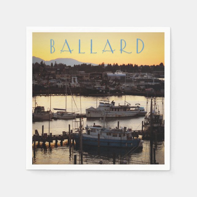 Ballard Boats Napkins (Front)