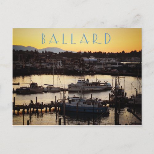 Ballard Boats Postcard