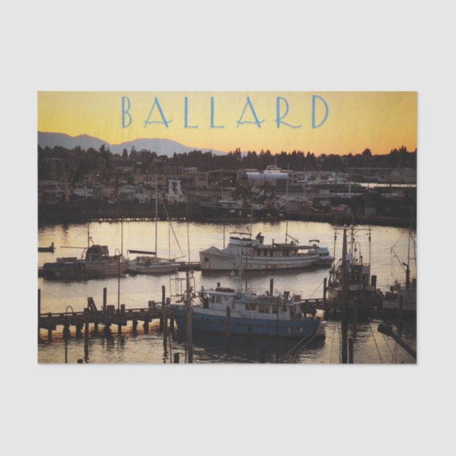 Ballard Boats Tissue Paper (Front)