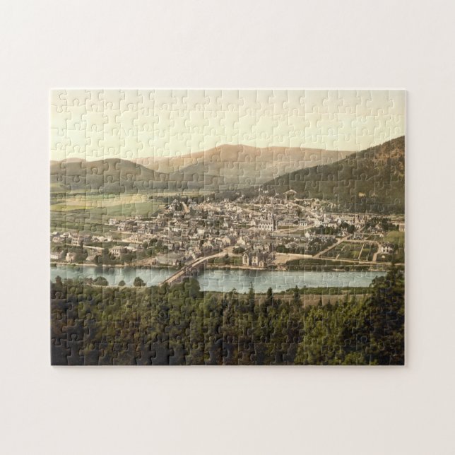 Ballater, Aberdeen, Scotland Archival Print Jigsaw Puzzle (Horizontal)