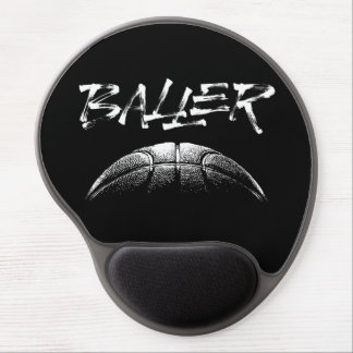 Baller (basketball) gel mouse pad