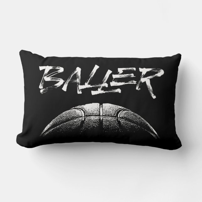 Baller (basketball) lumbar pillow (Front)