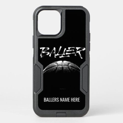 Baller basketball OtterBox commuter iPhone 12 case