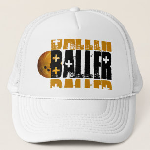 Baller Bowling Ball Bowler Cool Trucker Hat
