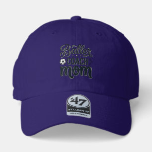 Baller Coach Mom Vintage Soccer Shirt Design_1 47 Brand Hat