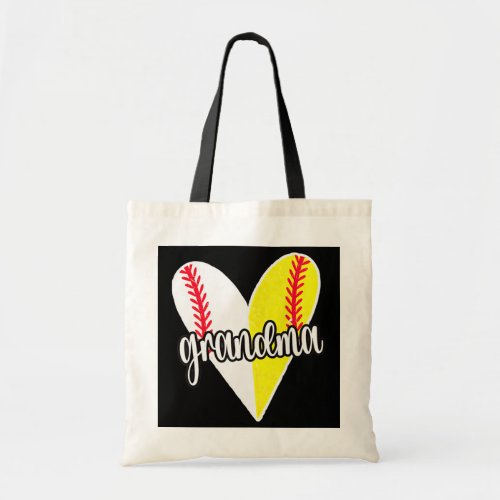 Baller Grandma Proud Softball Baseball Player Tote Bag