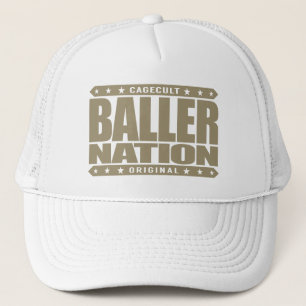 BALLER NATION - In God We Trust but Stay Gangster Trucker Hat