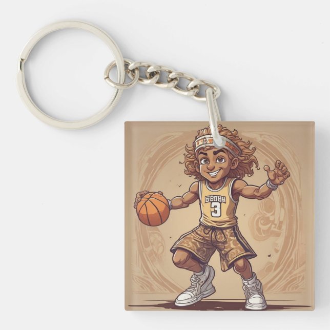 BallerBuddy Fob Keychain (Front)