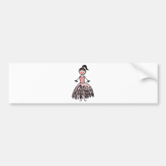 ballerina 1 bumper sticker