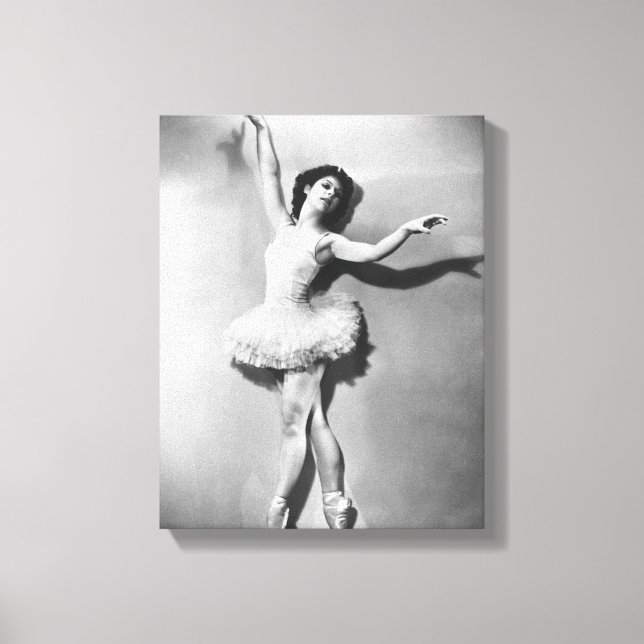 Ballerina 2 canvas print (Front)