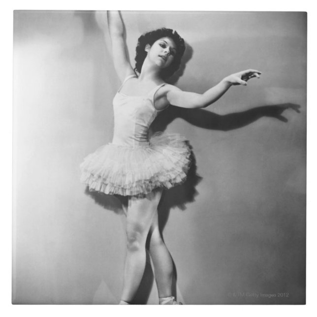 Ballerina 2 ceramic tile (Front)