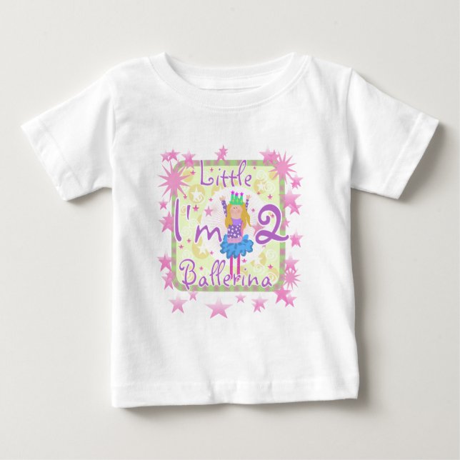 Ballerina 2nd Birthday Tshirts and Gifts (Front)