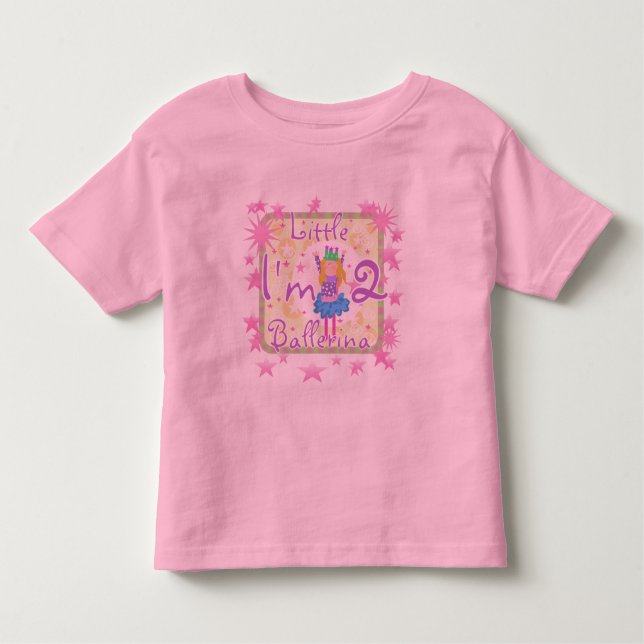 Ballerina 2nd Birthday Tshirts and Gifts (Front)