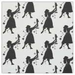 Ballerina and Nutcracker at Christmas Fabric