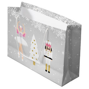 Ballerina and Nutcracker Christmas Gift Bag