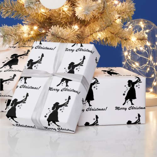 Ballerina and Nutcracker Merry Christmas Wrapping  Wrapping Paper