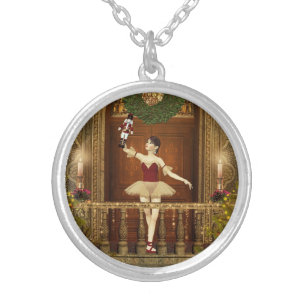 Ballerina and Nutcracker Pendant Necklace