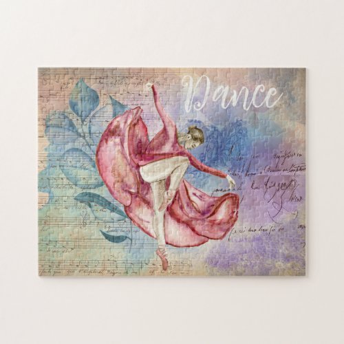 Ballerina and Sheet Music Nature Fantasy Dance Jigsaw Puzzle