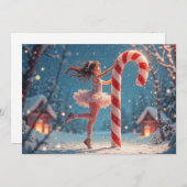 Ballerina Anime Girl & Candy Cane Christmas (Front/Back)