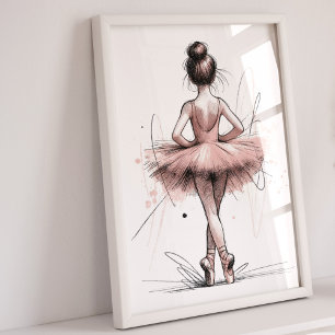 Ballerina Art Print Ballerina Nursery Decor