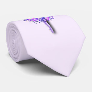 Ballerina Art Purple Dance - Ballet Dancer Drawing Neck Tie