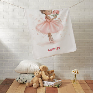 Ballerina Baby Girl Blanket