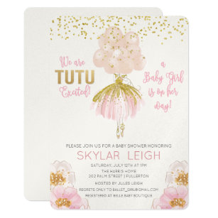 Ballerina Invitations Zazzle