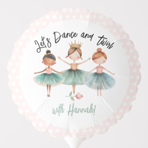 Ballerina Ballet Birthday Girl Balloon