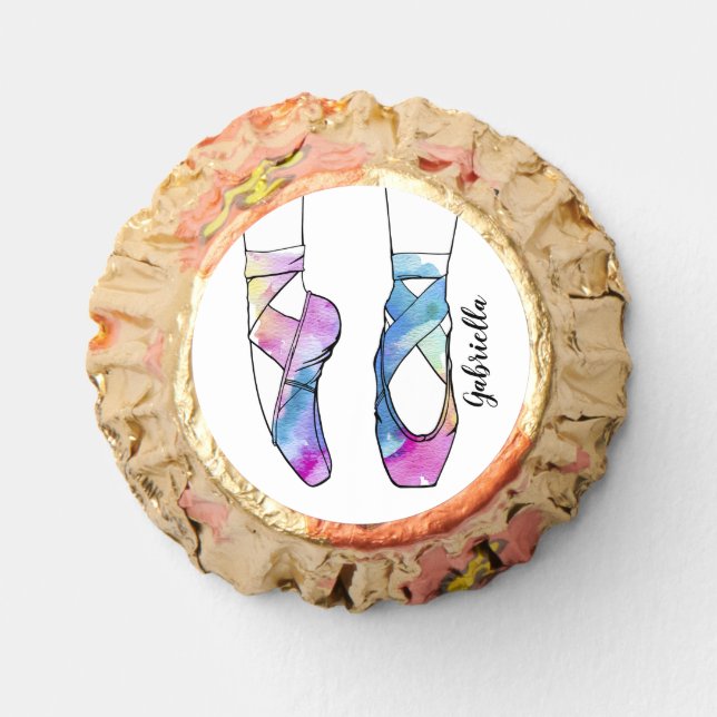 Ballerina Ballet Birthday Party Reese's Peanut Butter Cups (Front)
