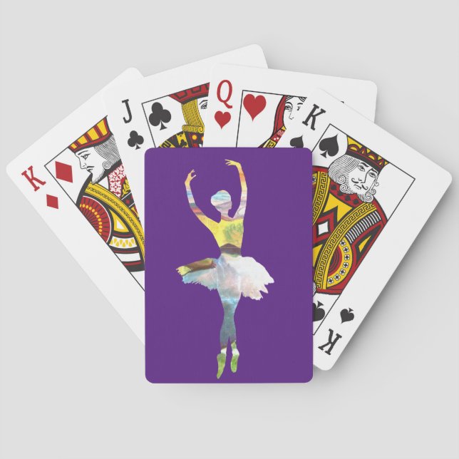 Ballerina Ballet Dance  Poker Cards (Back)