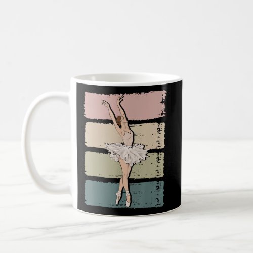 Ballerina Ballet Dancer Ballet Dancing Retro Balle Coffee Mug