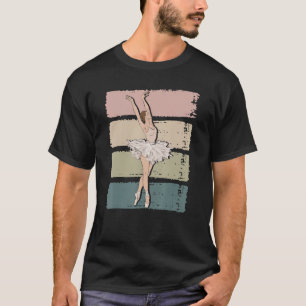 Ballerina Ballet Dancer Ballet Dancing Retro Balle T-Shirt