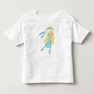 Ballerina, Ballet Dancer, Ballet Girl, Blond Hair Toddler T-shirt