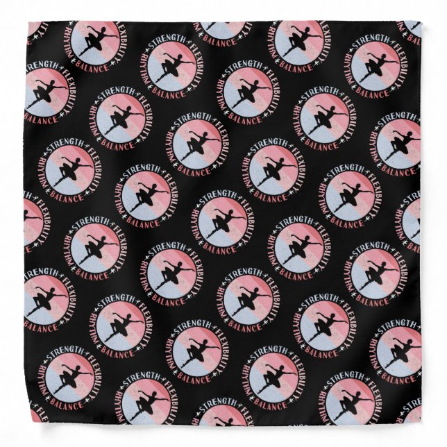 Ballerina Ballet Dancer - Mindset Values Bandana (Front)