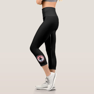 Ballerina Ballet Dancer - Mindset Values Capri Leggings