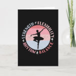 Ballerina Ballet Dancer - Mindset Values Card