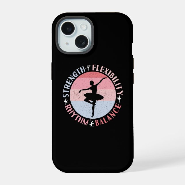 Ballerina Ballet Dancer - Mindset Values Iphone Case (Back)