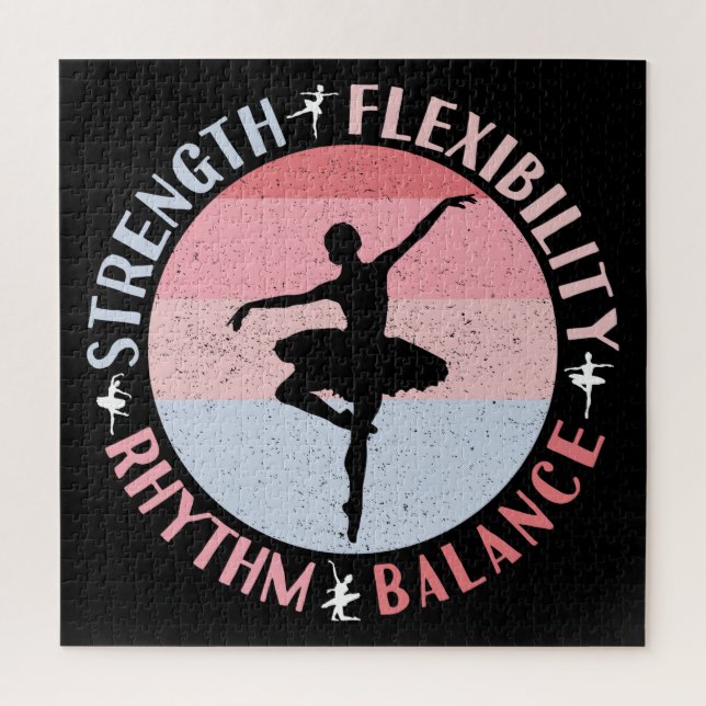 Ballerina Ballet Dancer - Mindset Values Jigsaw Puzzle (Vertical)