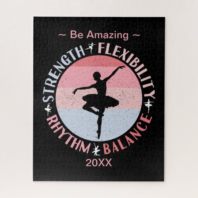 Ballerina Ballet Dancer - Mindset Values Jigsaw Puzzle (Vertical)