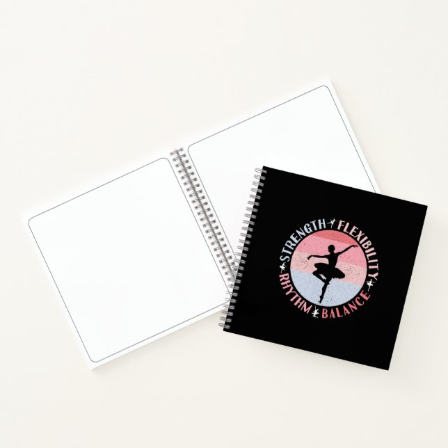 Ballerina Ballet Dancer - Mindset Values Notebook (Inside)