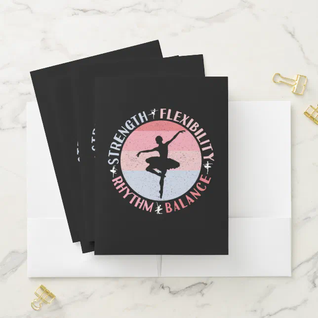 Ballerina Ballet Dancer - Mindset Values Pocket Folder | Zazzle