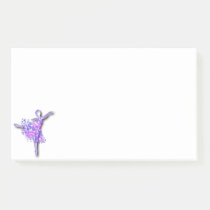 Ballerina Ballet Dancer Sticky Notes