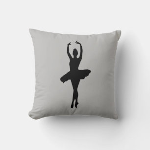 Ballerina Ballet Dancer Throw Pillow