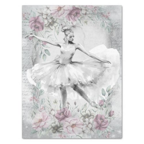 Ballerina Ballet Dancer Tissue Paper