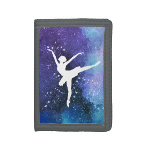 Ballerina/ballet dancer tri-fold wallet