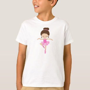 Ballerina, Ballet Girl, Ballet Dance, Brown Hair T-Shirt