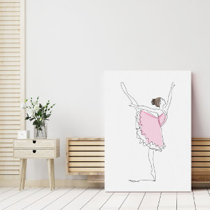 Ballerina, Ballet Girl, Ballet Dancer, Tutu, Pink Acrylic Print