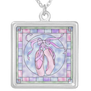 Ballerina Ballet Necklace Pink & Lavender