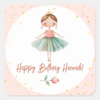 Ballerina Ballet Pink Birthday